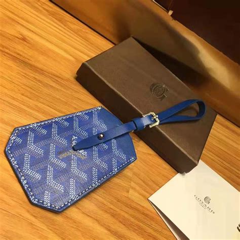 goyard luggage tag